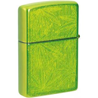 Zippo Neon Cannabis Leaves Lighter