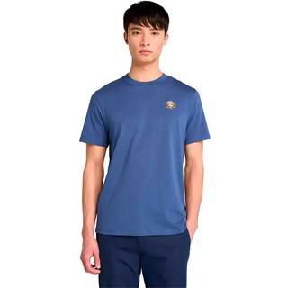 Timberland Tree Logo Patch Tee T-shirt Herrer størrelse S farve blå