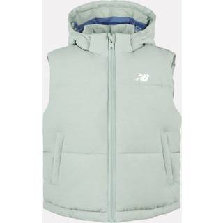 New Balance New Balance Green Small Wide Baffle Logo Gilet