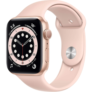 Apple Watch Series 6 GPS 44mm Gold Aluminium Case with Pink Sand Sport Band