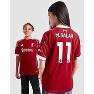 adidas Liverpool FC 2025/26 Salah #11 Home Shirt Junior, Rød - 13-14Y