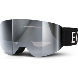 Vision Magnetic JR Deep Black-Smoke/Silver Mirror + Clear Rose Extra Lens (One Size)