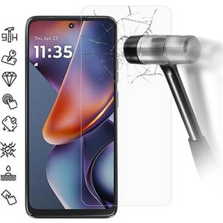 Motorola Moto G (2025) Skærmbeskyttelse Hærdet Glas - Case Friendly - Gennemsigtig