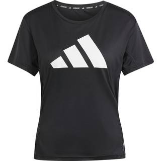 adidas Run It Tee Sort Dame T-shirts & singletter