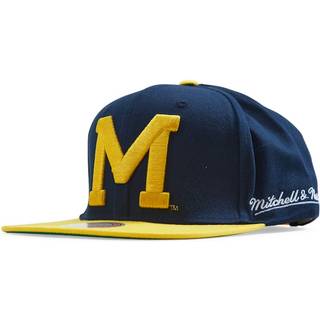Michigan Wolverines Mitchell & Ness Back In Action Snapback Cap