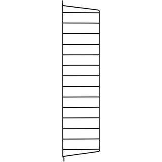 String Gavl 20x75 Cm 1-pak - Hyldesystemer (modulære) Sort - SW7520-13-1