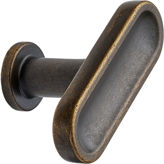 CHATEAU T knop, zink, antik • Furnipart