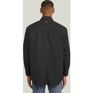 Cargo Relaxed Shirt - Black - Men