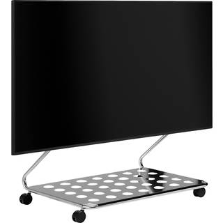 Pedestal Disco Tv Stand Chrome - TV-bænke og mediebænke Stål Krom - 010 031 020