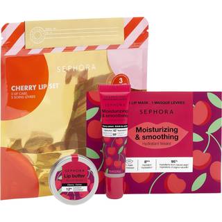 Sephora Collection - Trio De Soins Lèvres Cerise - Læbeplejesæt - Colorful Cherry Lip Set-25 Xms - For Women
