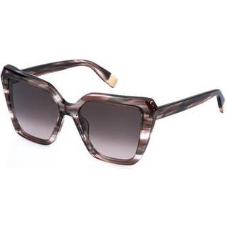 Furla SFU978V 0AGK 55 Solbriller Kvinder Tortoiseshell - Shiny Striped Vintage Pink Brown Tortois - 55mm