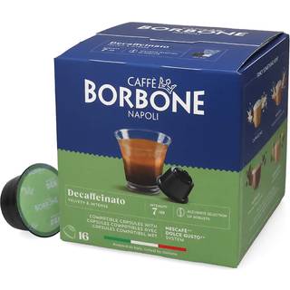 Caffè Borbone | Decaffeinato - 16 kapsler til Dolce Gusto