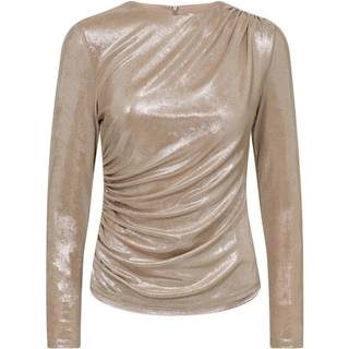 Co´Couture - Margotcc Drape Blouse 33204 - 127 - Champagne
