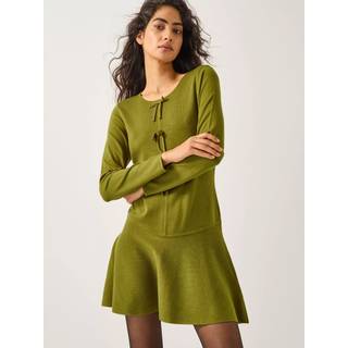 Monsoon Monsoon Bayle minikjole med sløjfe i strik - EU 40 (UK 12)