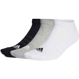 Cushioned Low-Cut sokker, 3 par - Medium Grey Heather / White / Black - 46-48