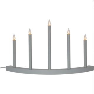 Star trading Accent lysestage 5 lyskilder, grå