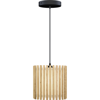 Komorebi Square pendel, egetræ og sort • UMAGE