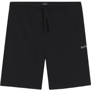 BOSS Waffle pyjamasshorts i sort til herre