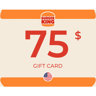 Burger King Gift Card 75 USD Key - UNITED STATES