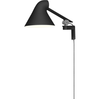 NJP Væg Sort med kort arm 3000K - Så længe lager haves - Louis Poulsen