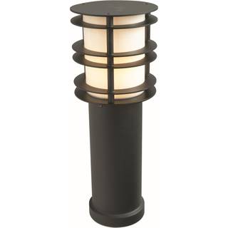 Norlys Stockholm LED pullert, mellem, IP65, sort/opal