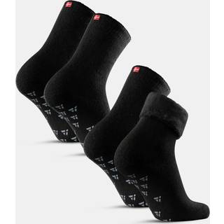 NON-SLIP HEAT SOCKS (Outlet) - Black / 43-47 / 2-Pack