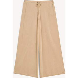 Piscata bukser med brede ben - Dark Sand - XS