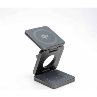 Qi2 30W 3i1 Trådløs oplader – Grå