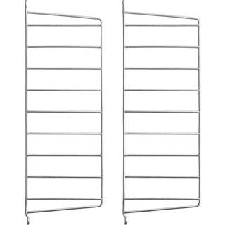 String Gavl, Væghængt 50x20cm - Galvaniseret 2 pak