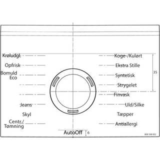 Electrolux programplade, knap 8085980012