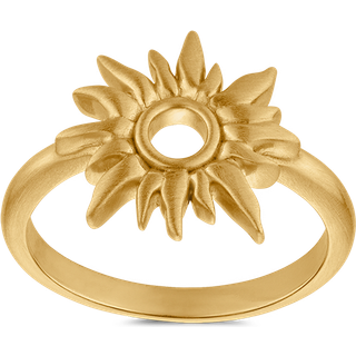 ByBiehl Sun Wild Ring i forgyldt - Str. 50