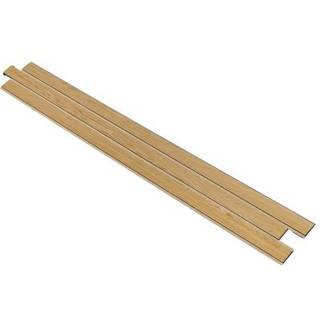 I-Wood Pro+ I-Lock 3-lamel akustikpanel, klar olieret, beige filt og sort kerne, egefiner, 16 x 300 x 2400 mm
