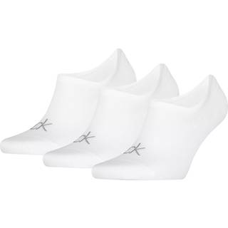 Calvin Klein 3-pak Footie Men Socks High Cut - White - Str 43/46