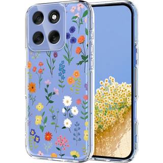 Motorola Moto G86 - EIDERWOOD Fleksibelt Plast Bagside Cover m. Print - Vilde Blomster