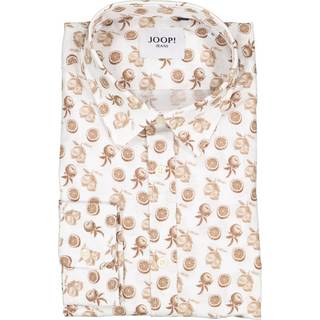 JOOP! Herren Hemd beige gemustert
