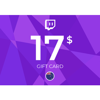 Twitch Gift Card 17 AUD Key - AUSTRALIA
