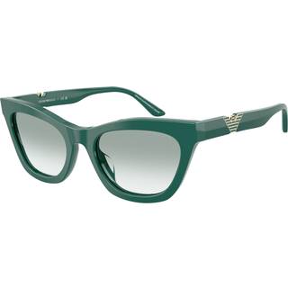 Emporio Armani Kvinde EA4259U 63248E Solbriller Acetat Grøn Grøn Cat Eye Normal Skygge