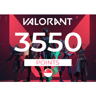 VALORANT Gift Card - 3550 Valorant Points Riot Games Key - SINGAPORE