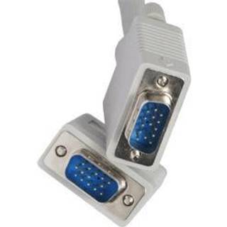 MERCODAN Monitorkabel HQ VGA 5,0m grå,