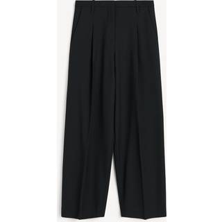 Elsa bukser med brede ben - Black - 40