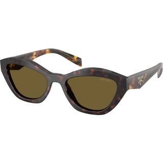 Prada Kvinde Prada PR A02S 17N09Z Solbriller Acetat Skildpadde Brun Sommerfugl Normal