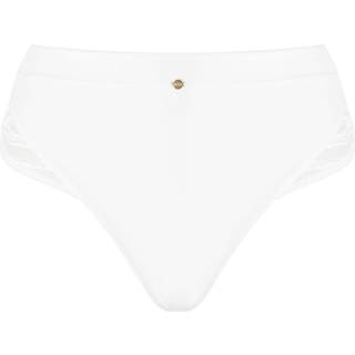 KBX KBX White High Waist Charlotte Brushed High Waisted Thong