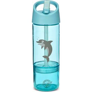 Carl Oscar Kids Drikkedunk m. Snackbund - Delfin - Lys Blå