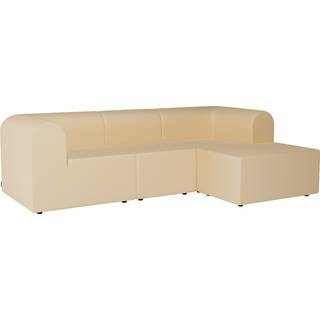 Montana Paradigm Modulsofa Tre-personers Sofa Med Puf Højre - S240-Steelcut240