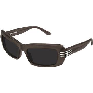 Balenciaga Kvinde Balenciaga BB0432S 005 Solbriller Acetat Grå Grå Firkantet