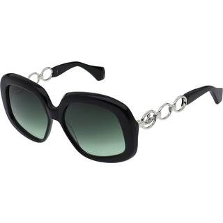 Vivienne Westwood VW5092 001 57 Solbriller Kvinder Black - Shiny Black - 57mm