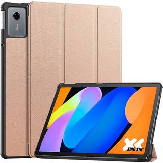 EIDERWOOD Lenovo Idea Tab 11 Kunstlæder Flip Tablet Cover - Rose Gold