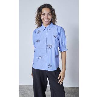 Sisters Point Skjorte - Isola-SS8 - Stripe/Brown