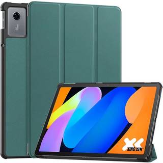 EIDERWOOD Lenovo Idea Tab 11 Kunstlæder Flip Tablet Cover - Grøn