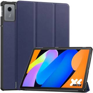 EIDERWOOD Lenovo Idea Tab 11 Kunstlæder Flip Tablet Cover - Blå